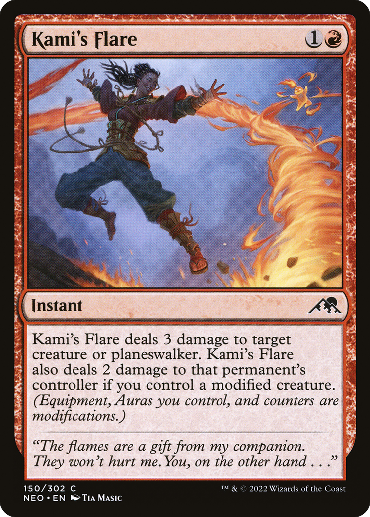 Kami's Flare (NEO-150) - Kamigawa: Neon Dynasty Foil