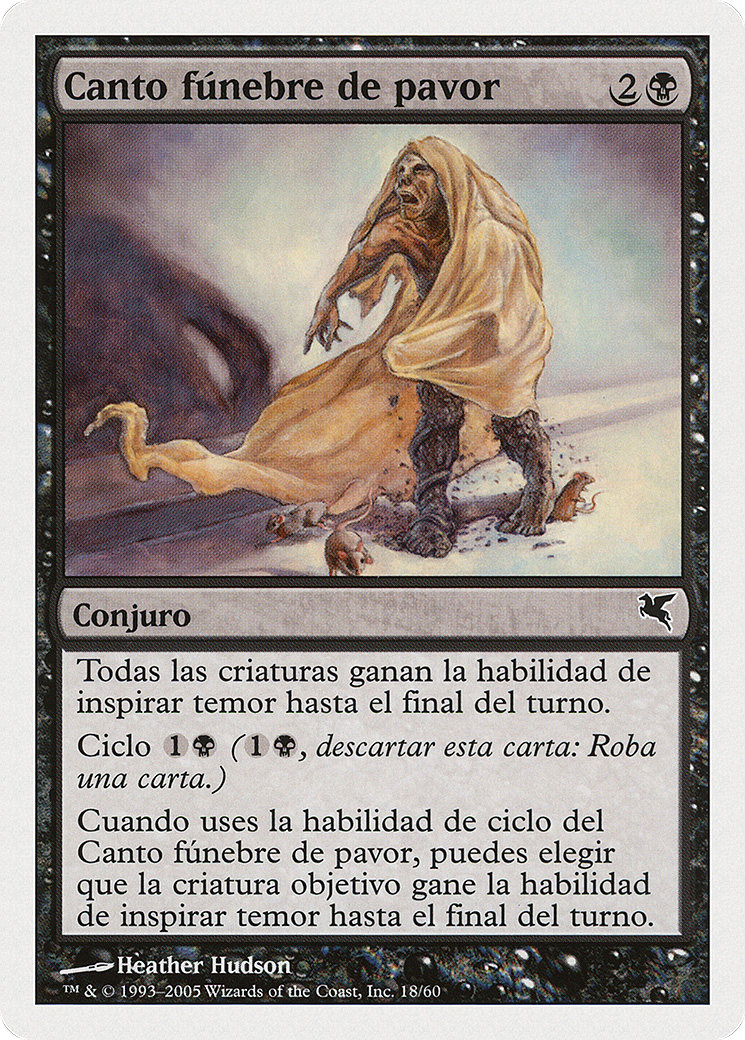 Dirge of Dread (Spanish) - "Canto funebre de pavor" (PSAL-A18) - Salvat 2005