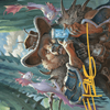 Doc Aurlock, Grizzled Genius // Doc Aurlock, Grizzled Genius (AOTJ-021) - Outlaws of Thunder Junction Art Series (Borderless) Foil