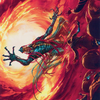 Gix, Yawgmoth Praetor // Gix, Yawgmoth Praetor (ABRO-016) - The Brothers' War Art Series (Borderless) Foil