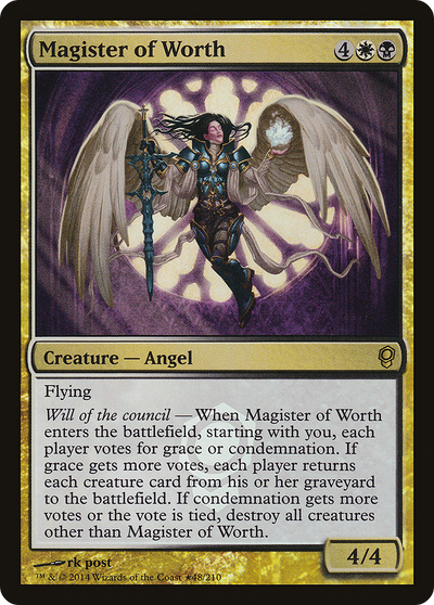 Magister of Worth (LARP-048) - Conspiracy Promos Foil