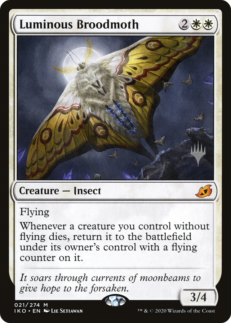 Luminous Broodmoth (PPIKO-021) - Ikoria: Lair of Behemoths Promos Foil