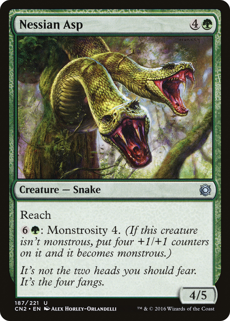 Nessian Asp (CN2-187) - Conspiracy: Take the Crown Foil