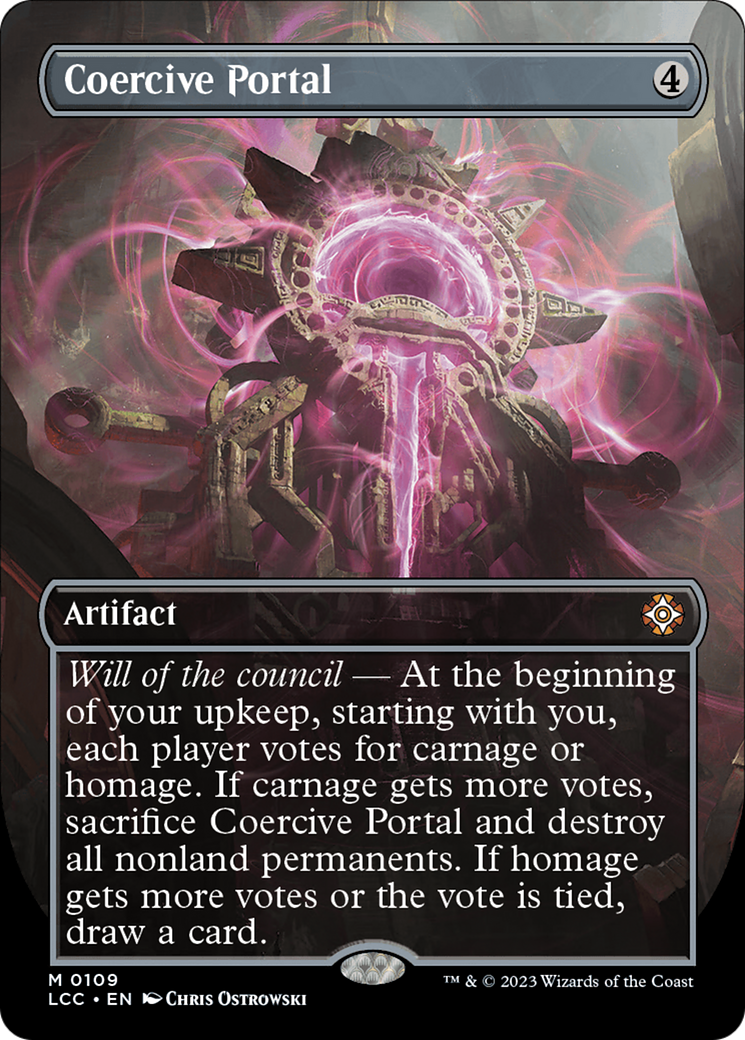 Coercive Portal (Borderless) (LCC-109) - The Lost Caverns of Ixalan Commander (Borderless)