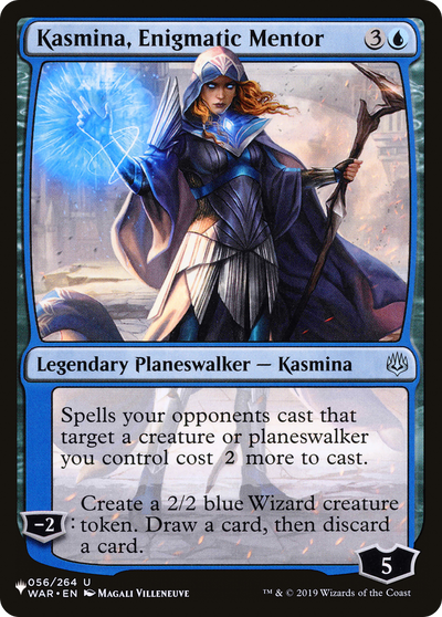 Kasmina, Enigmatic Mentor (LIST-WAR-56) - The List