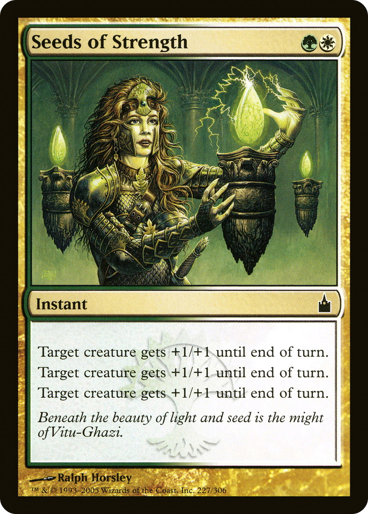 Seeds of Strength (RAV-227) - Ravnica: City of Guilds Foil