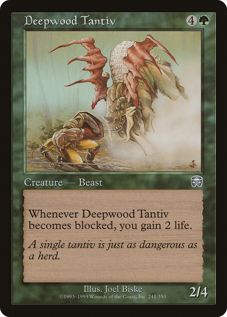 Deepwood Tantiv (MMQ-241) - Mercadian Masques Foil