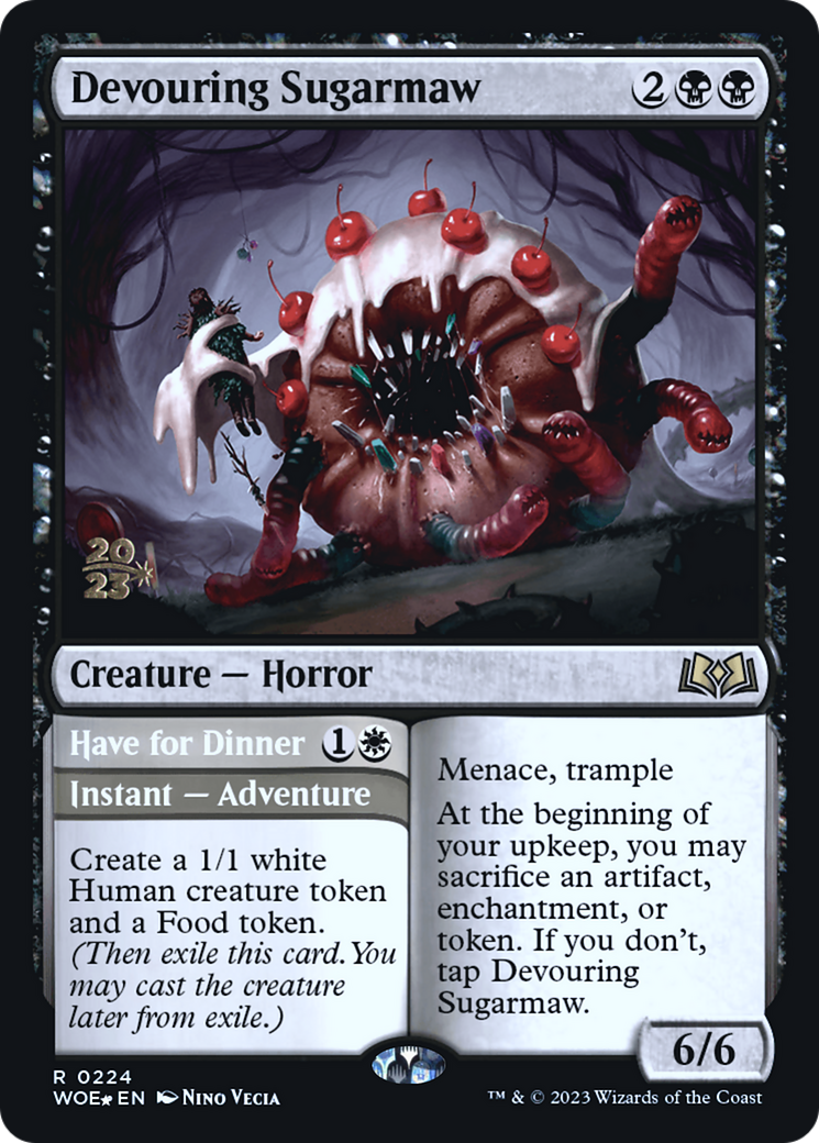Devouring Sugarmaw (PRE-224) - Wilds of Eldraine Promos Foil