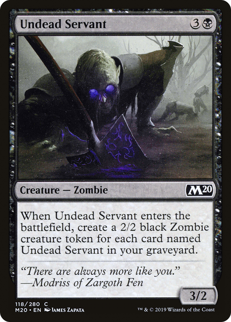 Undead Servant (M20-118) - Core Set 2020