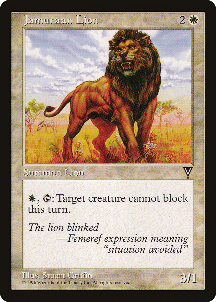 Jamuraan Lion (VIS-) - Visions
