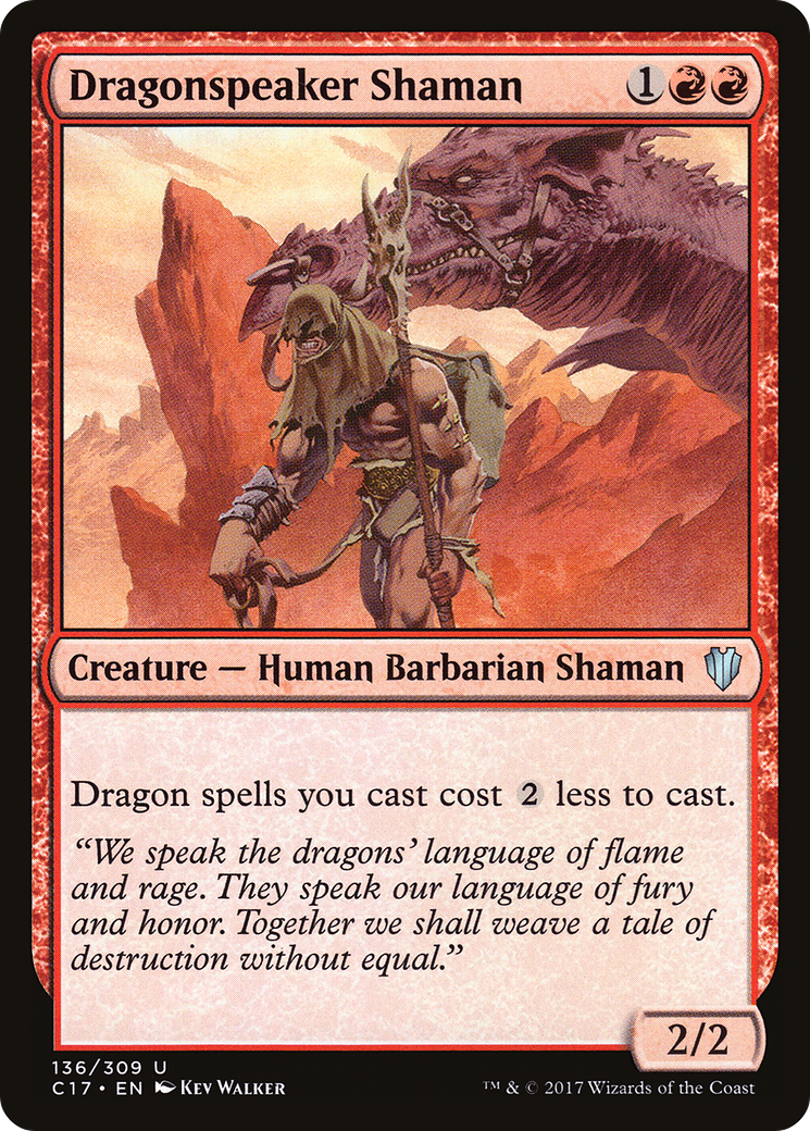 Dragonspeaker Shaman (C17-136) - Commander 2017