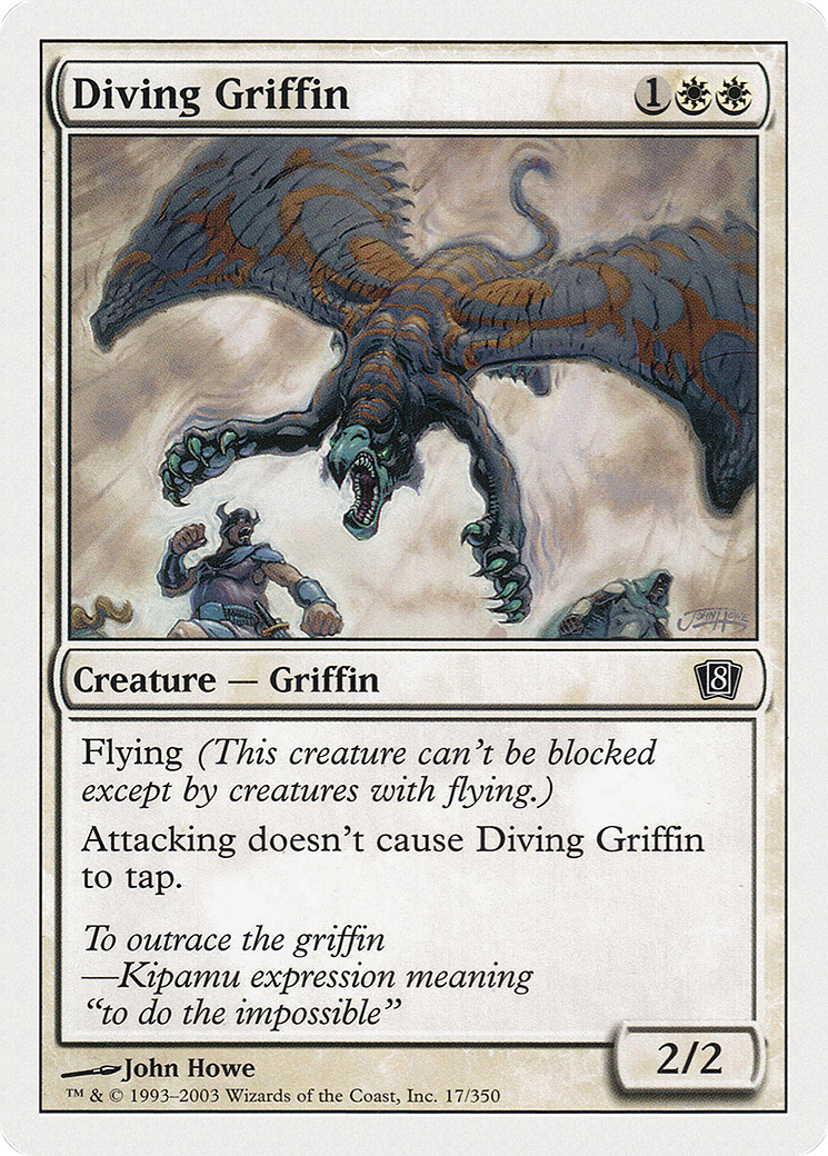 Diving Griffin (8ED-017) - 8th Edition Foil