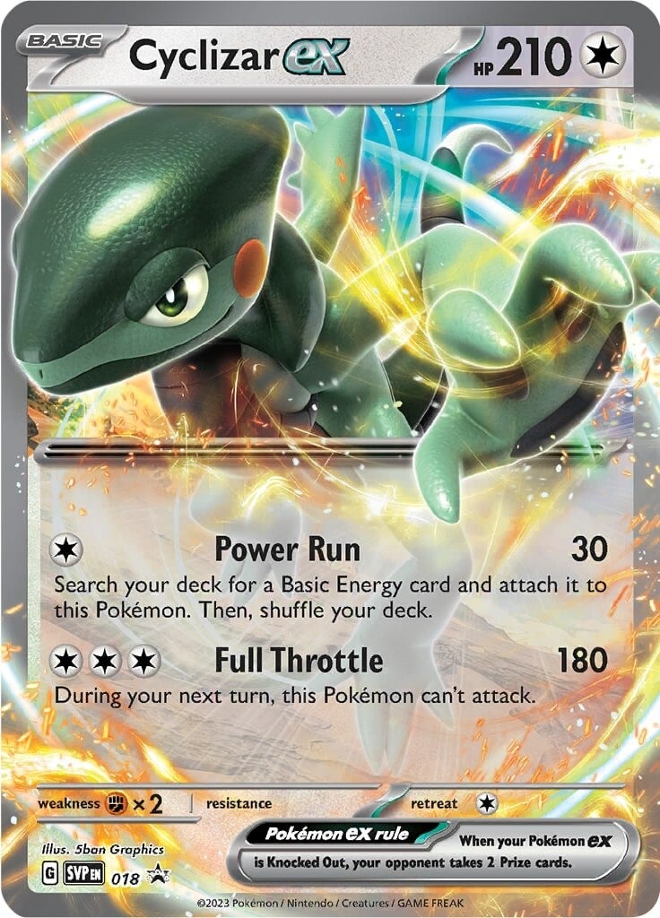 Cyclizar ex (018) [Scarlet & Violet: Black Star Promos]