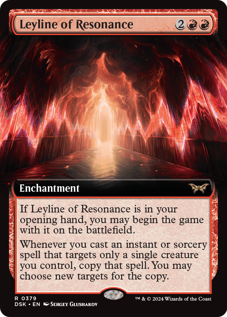 Leyline of Resonance (Extended Art) (DSK-379) - Duskmourn: House of Horror: (Extended Art)