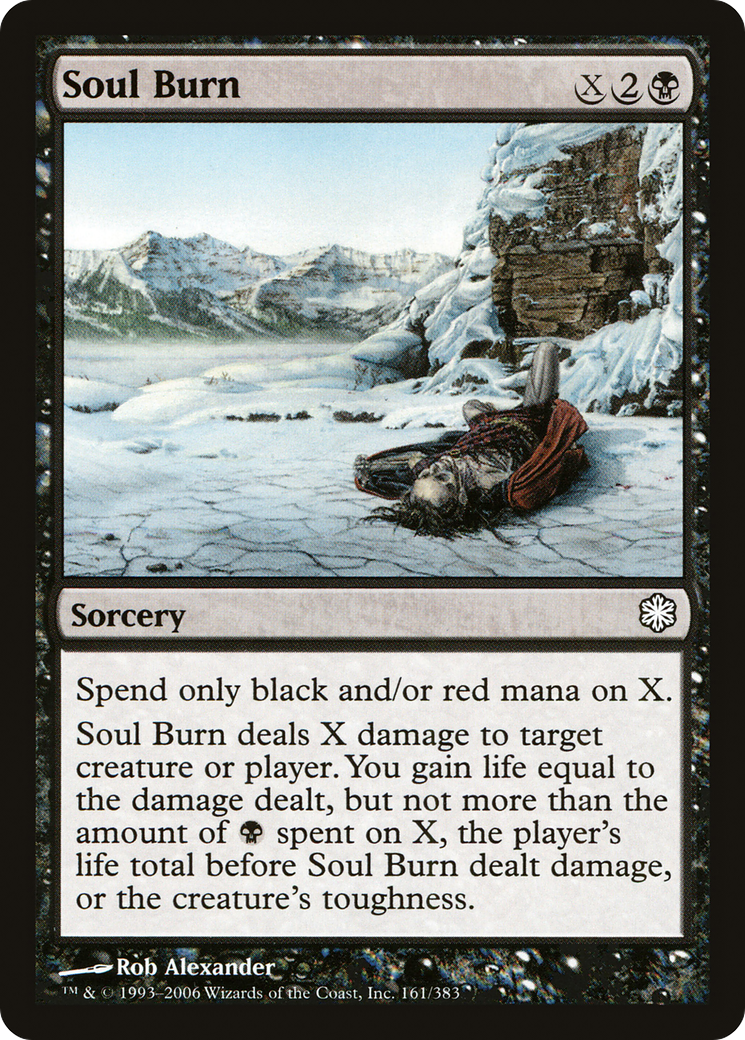 Soul Burn (CTD-161) - Coldsnap Theme Decks