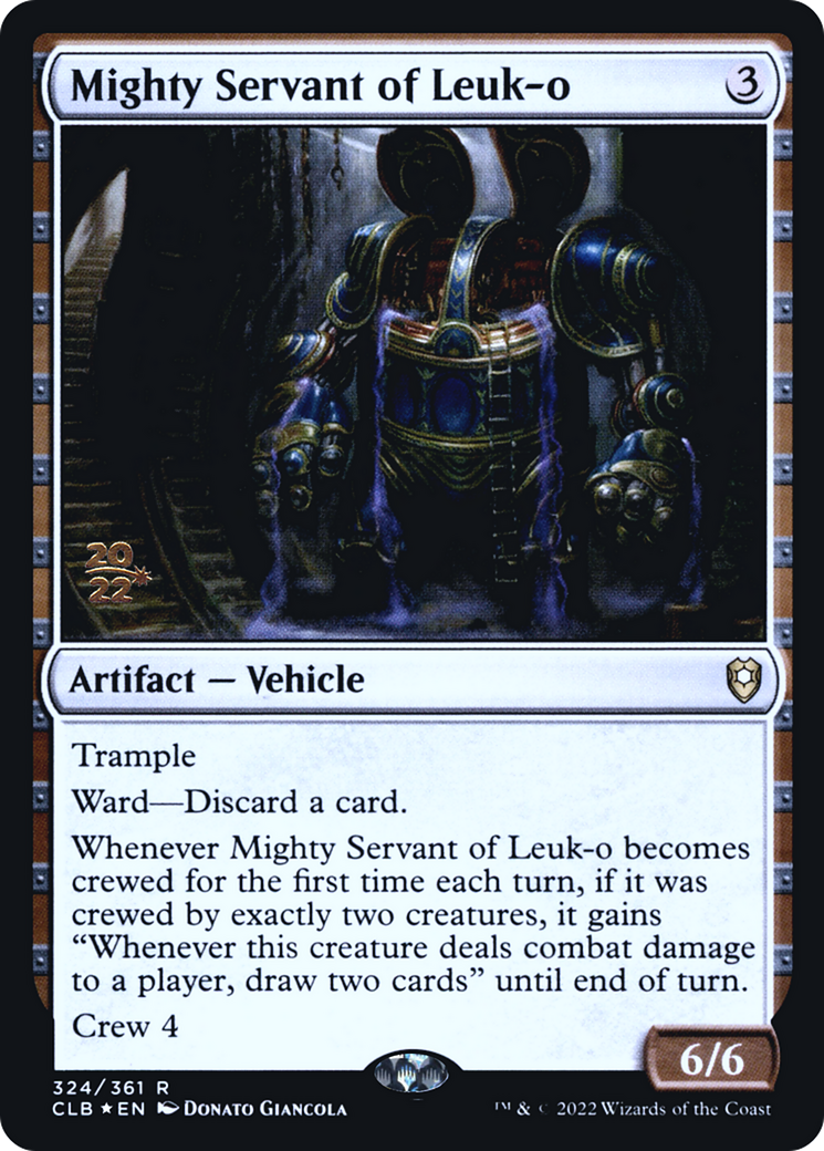 Mighty Servant of Leuk-o (PRE-324) - Battle for Baldur's Gate Promos Foil