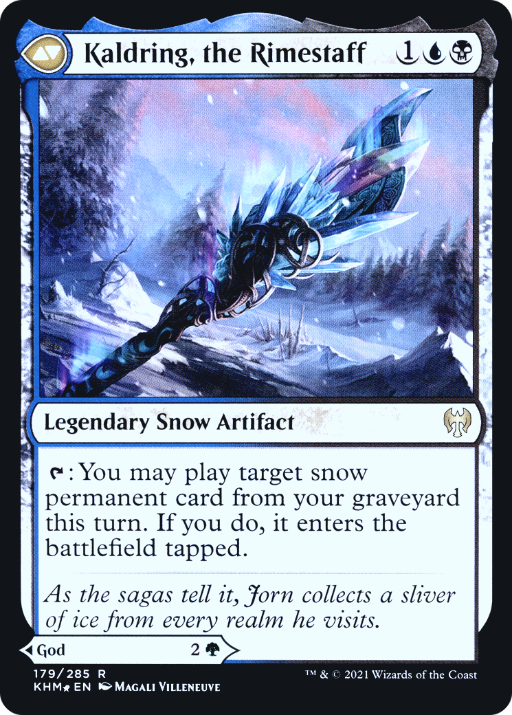Jorn, God of Winter (PRE-179) - Kaldheim Promos: (snow) Foil