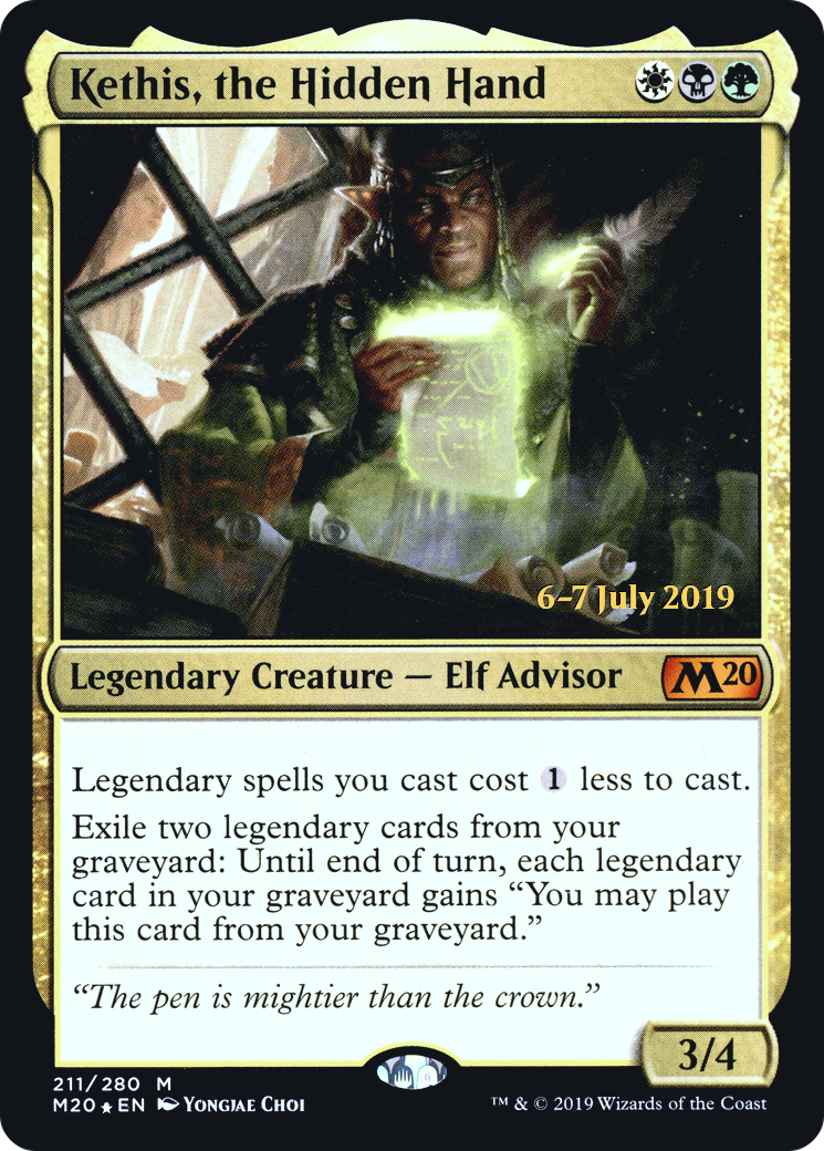 Kethis, the Hidden Hand (PRE-211) - Core Set 2020 Promos Foil