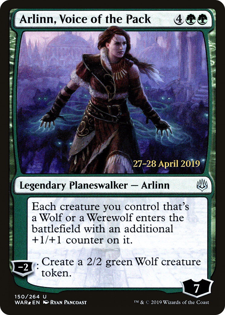 Arlinn, Voice of the Pack (PRE-150) - War of the Spark Promos Foil