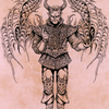 Raphael, Fiendish Savior // Raphael, Fiendish Savior (ACLB-075) - Battle for Baldur's Gate Art Series (Borderless) Foil