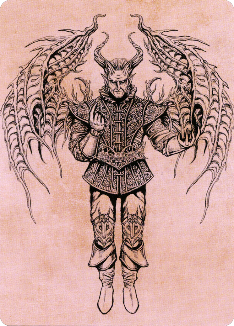 Raphael, Fiendish Savior // Raphael, Fiendish Savior (ACLB-075) - Battle for Baldur's Gate Art Series (Borderless)