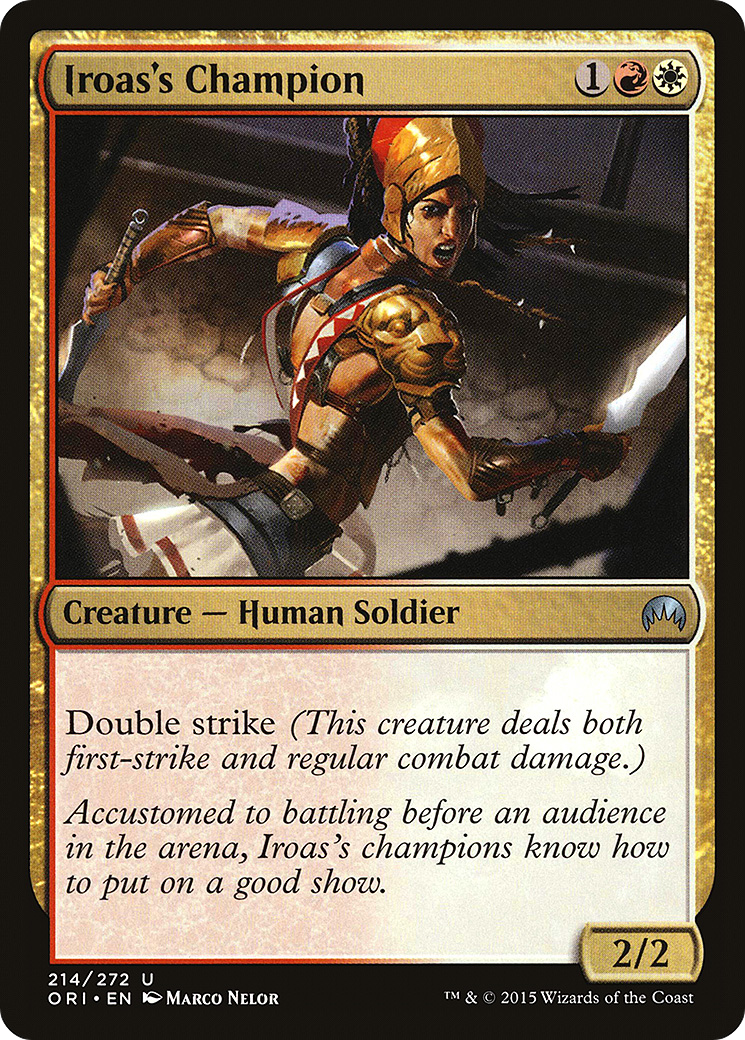 Iroas's Champion (ORI-214) - Magic Origins Foil