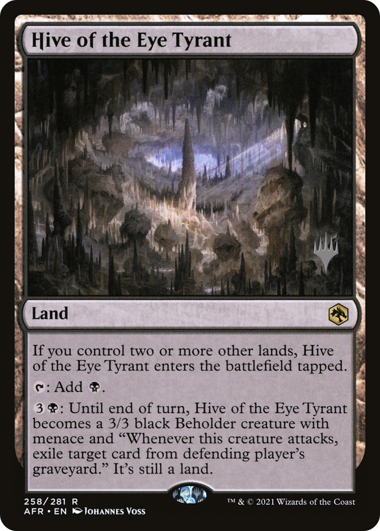 Hive of the Eye Tyrant (PPAFR-258) - Adventures in the Forgotten Realms Promos