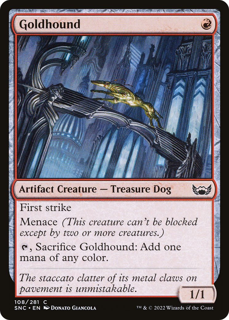 Goldhound (SNC-108) - Streets of New Capenna Foil
