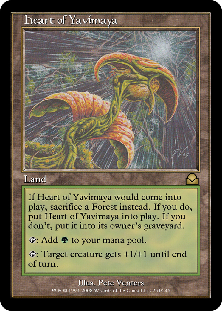 Heart of Yavimaya (ME2-231) - Masters Edition II Foil
