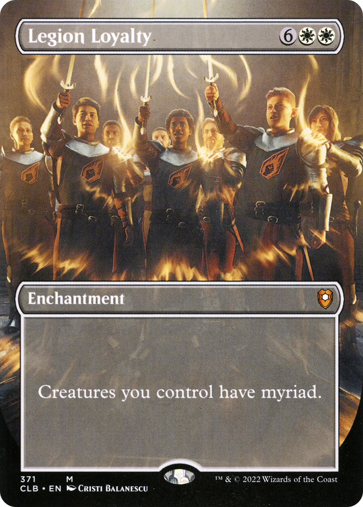 Legion Loyalty (Borderless) (CLB-371) - Commander Legends: Battle for Baldur's Gate (Borderless)