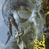 Horned Loch-Whale // Horned Loch-Whale (AWOE-006) - Wilds of Eldraine Art Series (Borderless) Foil