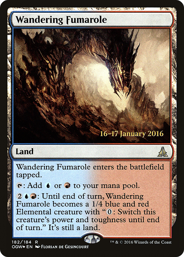 Wandering Fumarole (PRE-182) - Oath of the Gatewatch Promos Foil