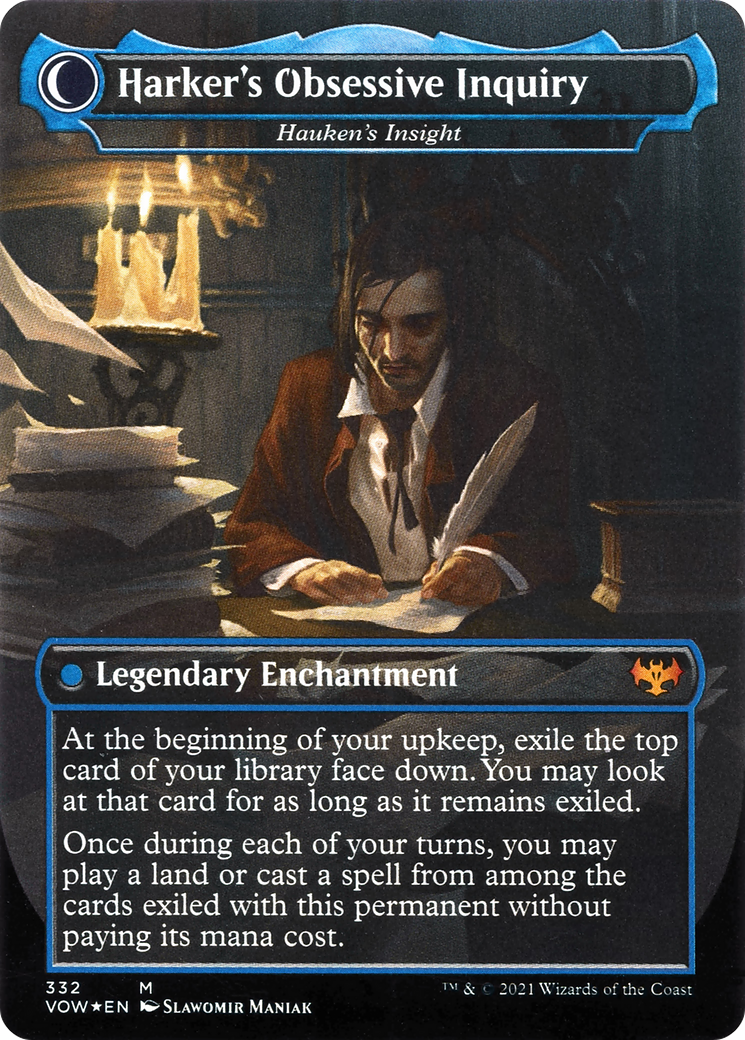 Jonathan Harker - Jacob Hauken, Inspector (VOW-332) - Innistrad: Crimson Vow: (Double Faced Transform) (Borderless)