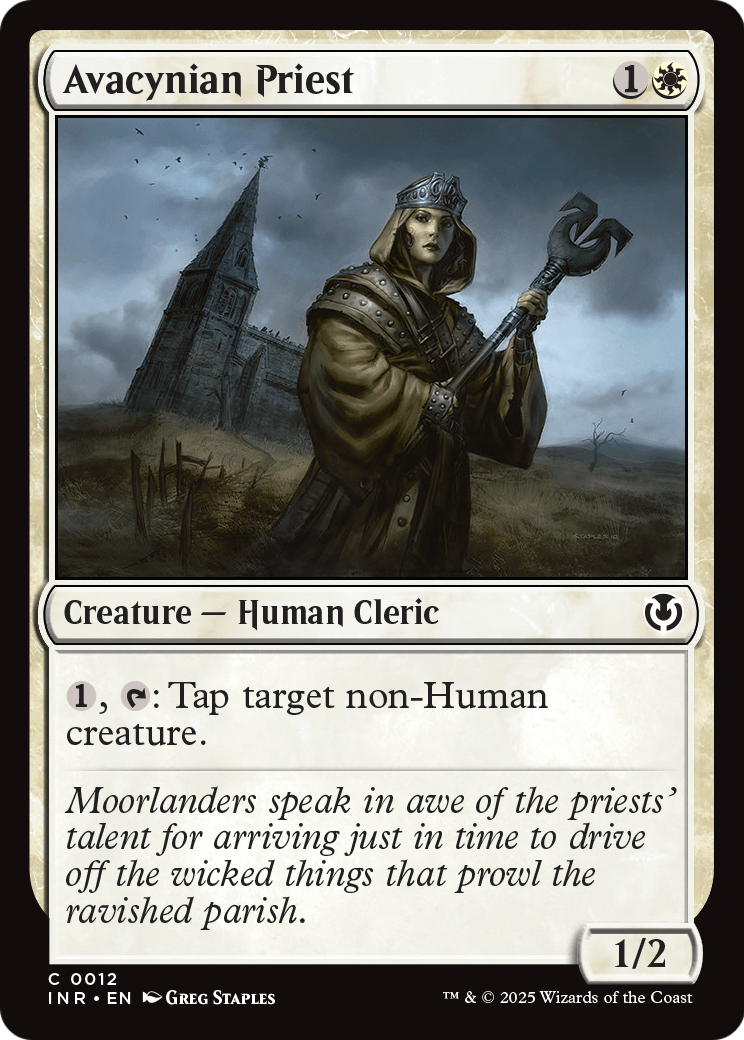 Avacynian Priest (INR-012) - Innistrad Remastered Foil