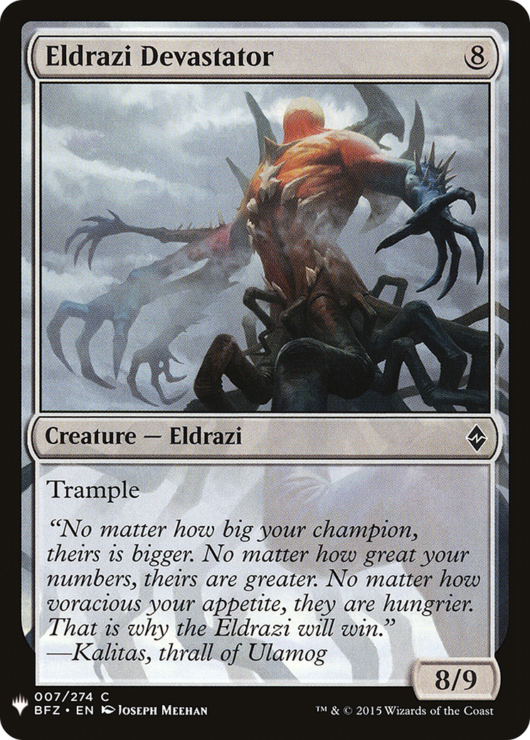 Eldrazi Devastator (LIST-BFZ-7) - The List