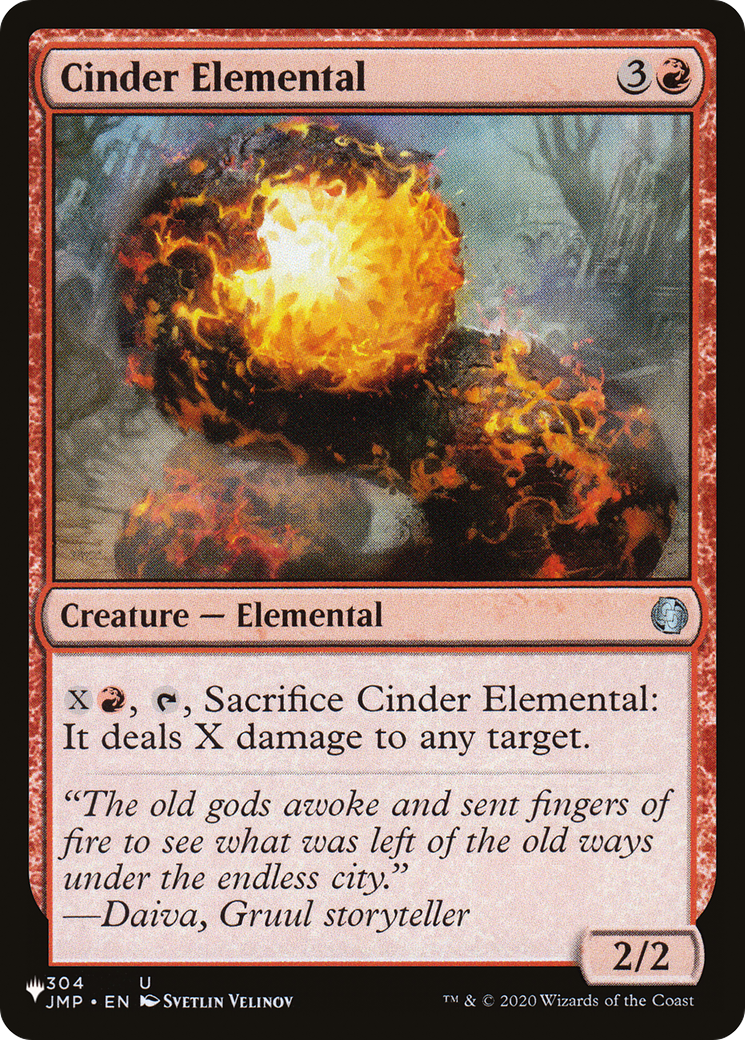 Cinder Elemental (LIST-JMP-304) - The List