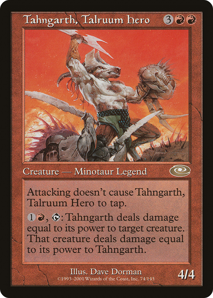 Tahngarth, Talruum Hero (PLS-074) - Planeshift