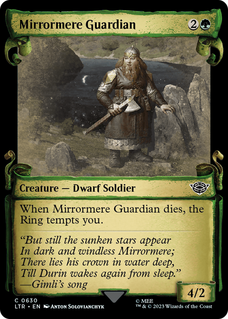 Mirrormere Guardian (Showcase Scrolls) (LTR-630) - The Lord of the Rings: Tales of Middle-earth: (Showcase)
