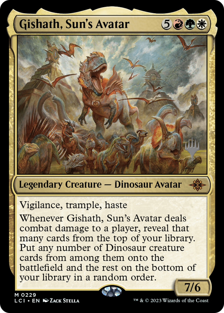 Gishath, Sun's Avatar (PPLCI-229) - The Lost Caverns of Ixalan Promos