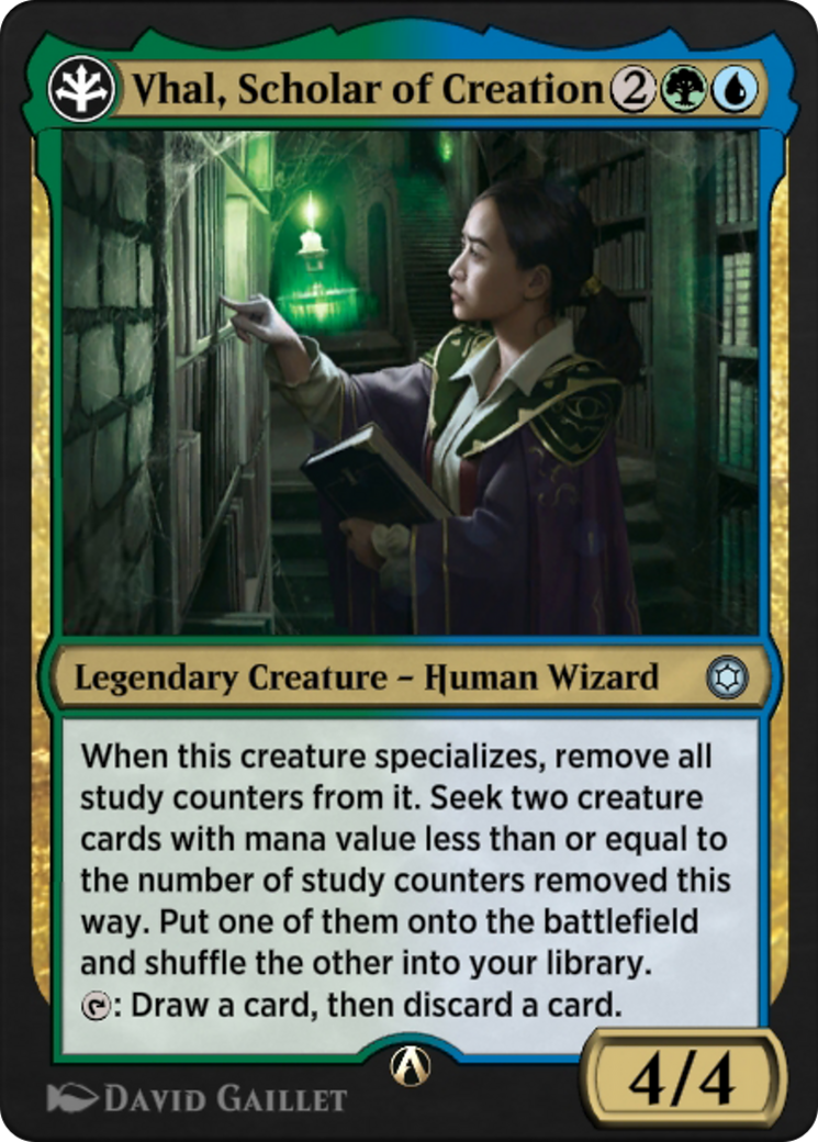 Vhal, Scholar of Creation (HBG-08G) - Alchemy Horizons: Baldur's Gate