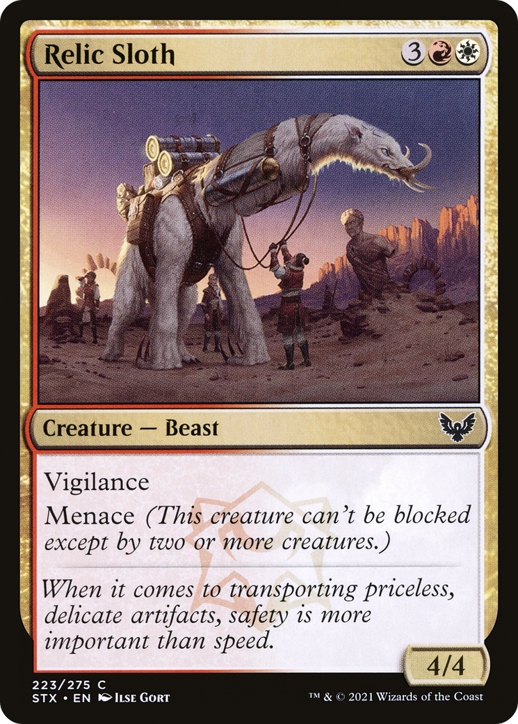Relic Sloth (STX-223) - Strixhaven: School of Mages