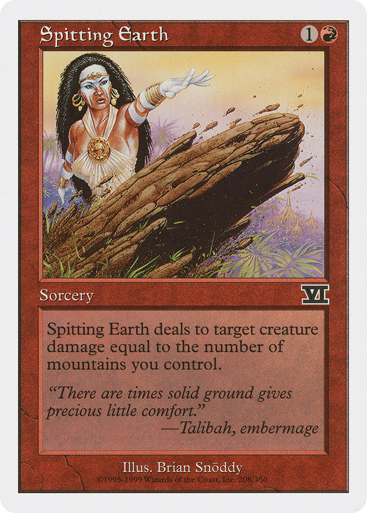 Spitting Earth (6ED-207) - Classic Sixth Edition