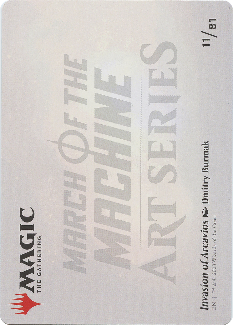 Invasion of Arcavios // Invasion of Arcavios (AMOM-011) - March of the Machine Art Series (Borderless)