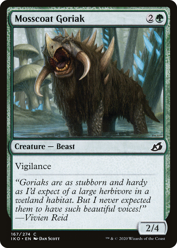 Mosscoat Goriak (IKO-167) - Ikoria: Lair of Behemoths Foil