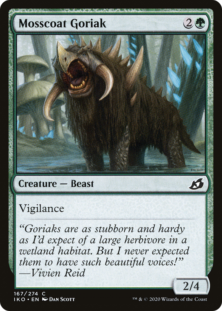 Mosscoat Goriak (IKO-167) - Ikoria: Lair of Behemoths Foil