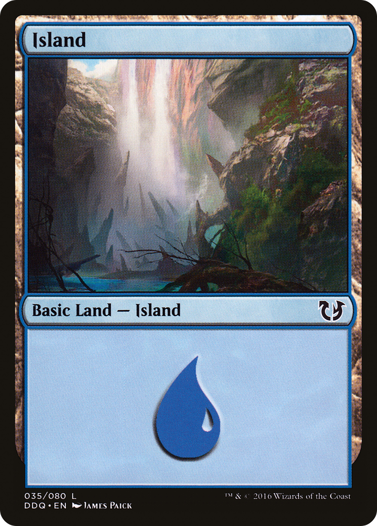 Island (035) (DDQ-035) - Duel Decks: Blessed vs. Cursed