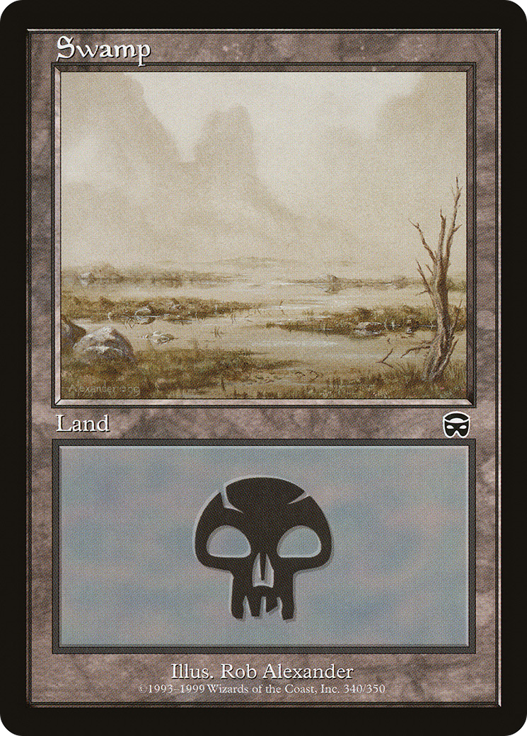 Swamp (340) (MMQ-340) - Mercadian Masques Foil