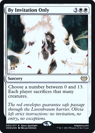 By Invitation Only (PRE-005) - Innistrad: Crimson Vow Promos Foil