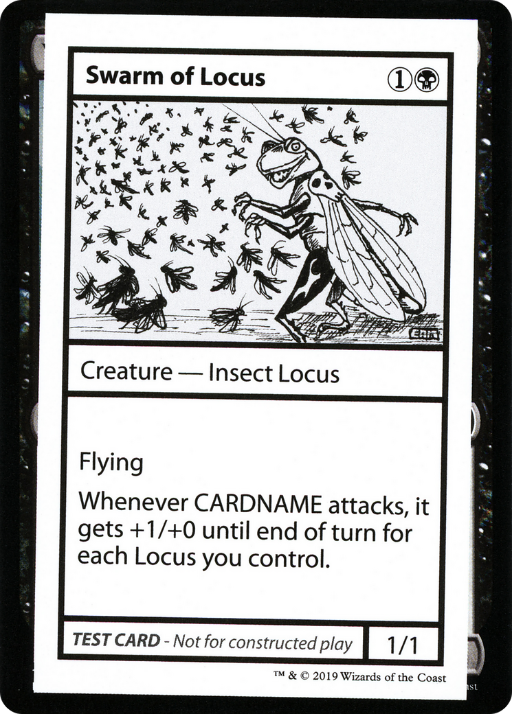 Swarm of Locus (No PW Symbol) (CMB1-048) - Mystery Booster Playtest Cards 2021