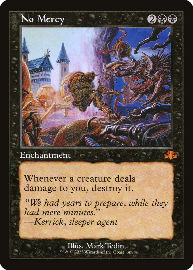 No Mercy (Retro Frame) (DMR-308) - Dominaria Remastered Foil